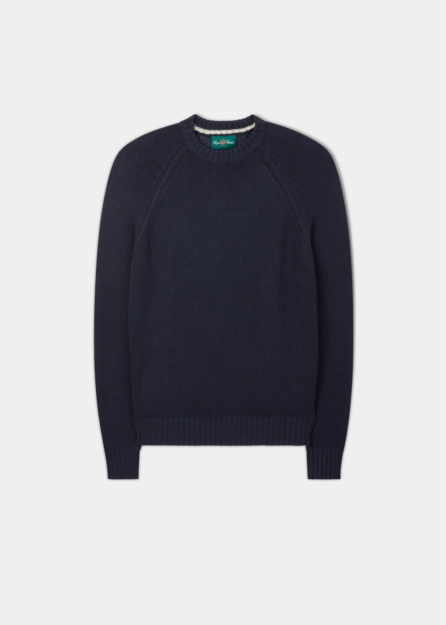 Maplebeck Raglan Sleeve Crew Neck in Navy