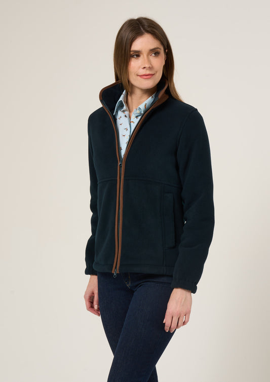 Aylsham Ladies Fleece Jacket In Dark Navy