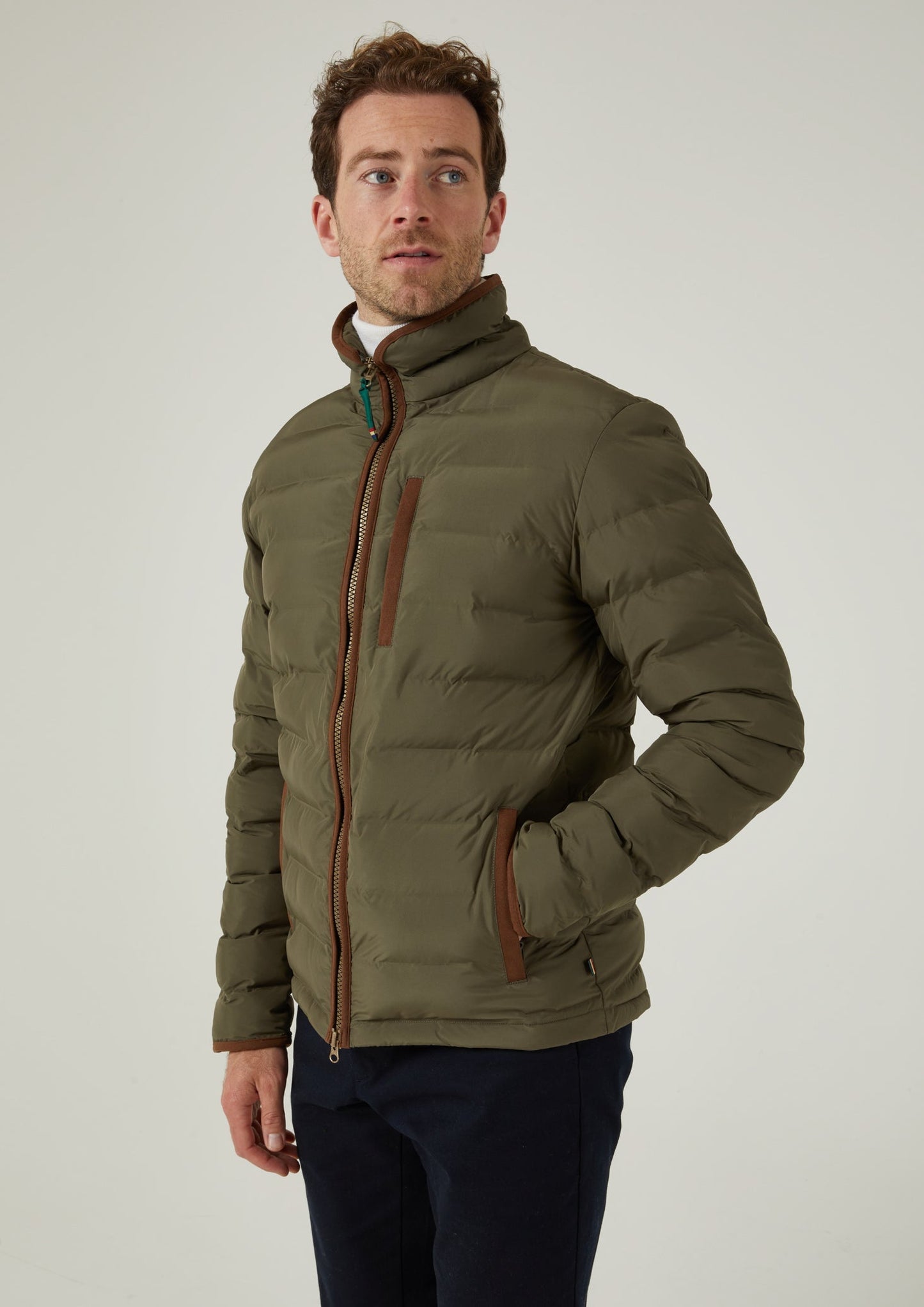 Calsall Men's Jacket In Olive