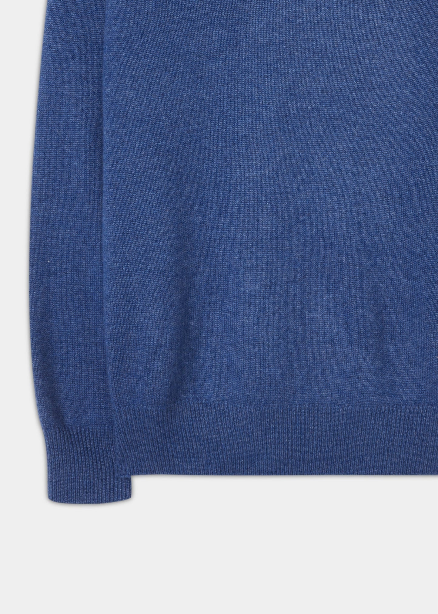 Cashmere Saddle Shoulder Denim Jumper