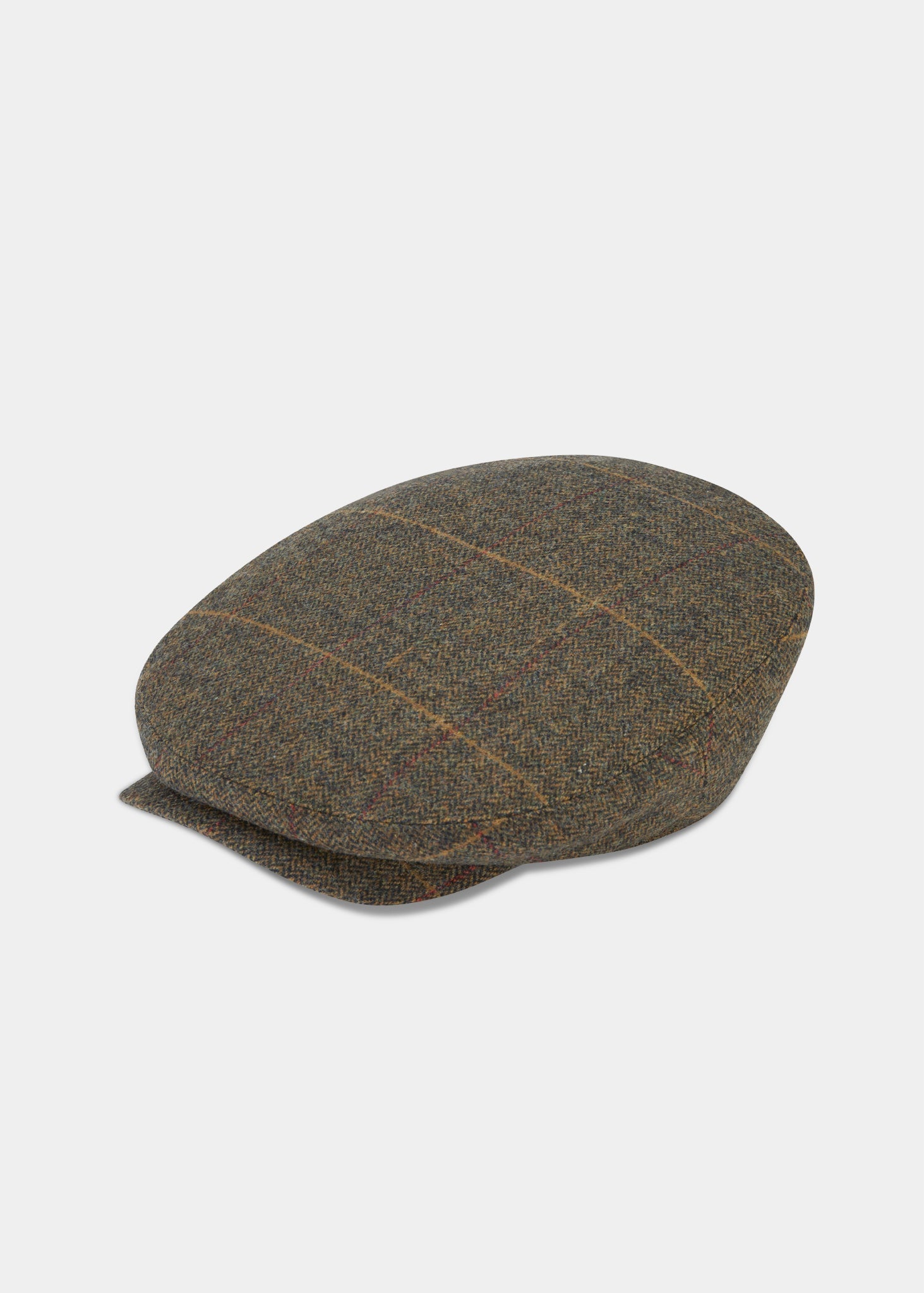 Combrook Men's Tweed Balmoral Cap In Teak