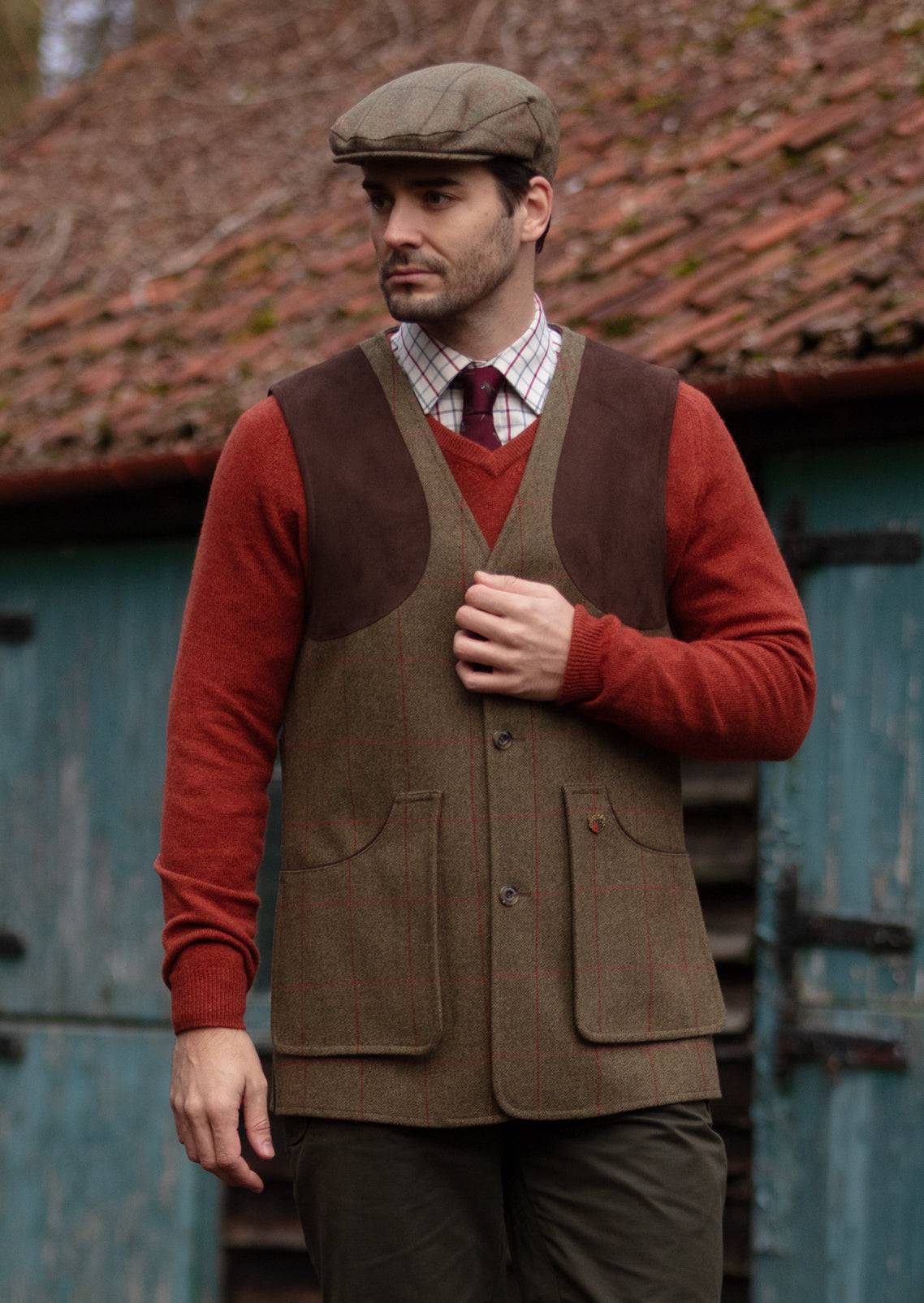 combrook-mens-tweed-shooting-waistcoat-sage