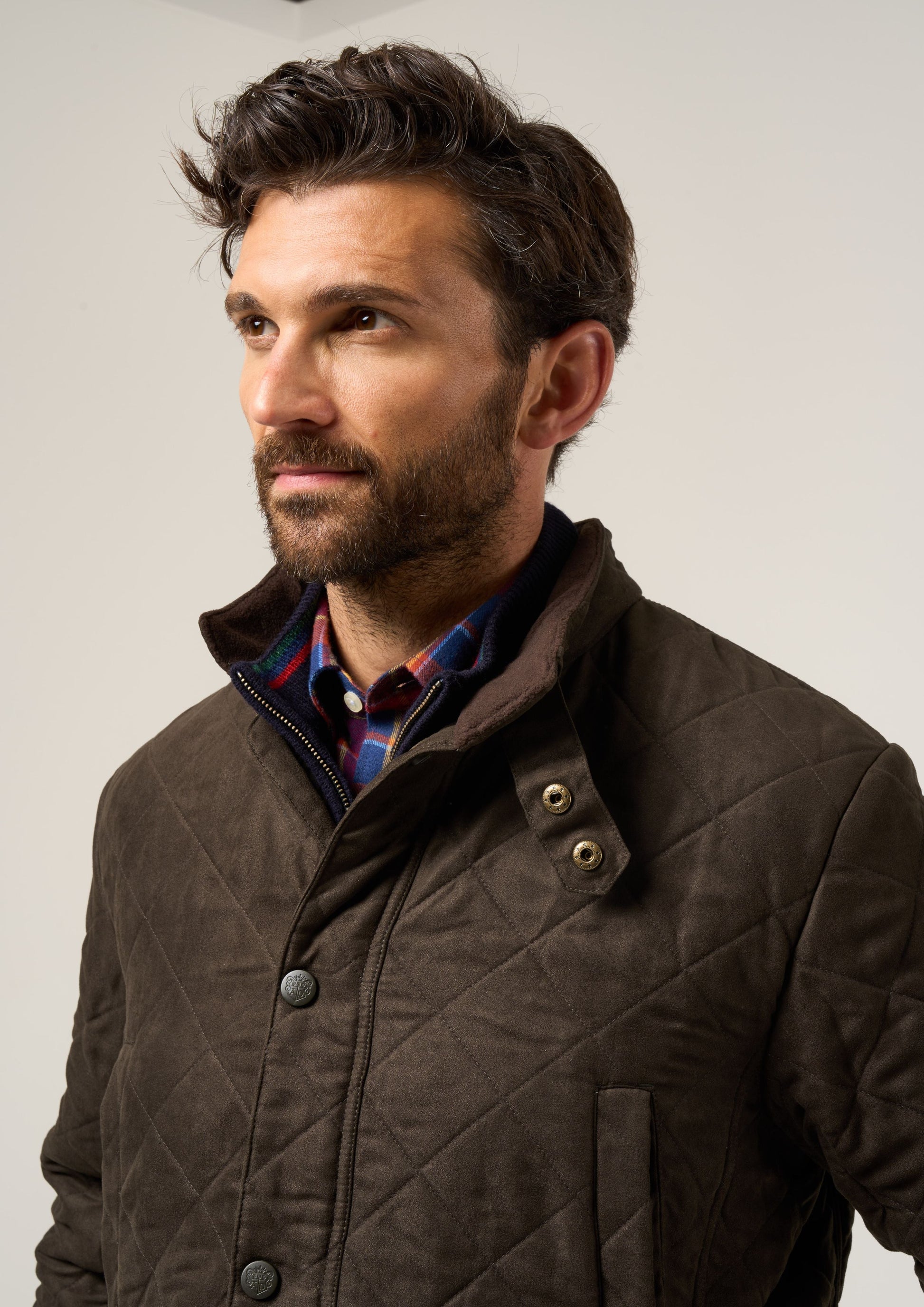 Felwell Men's Quilted Jacket In Olive