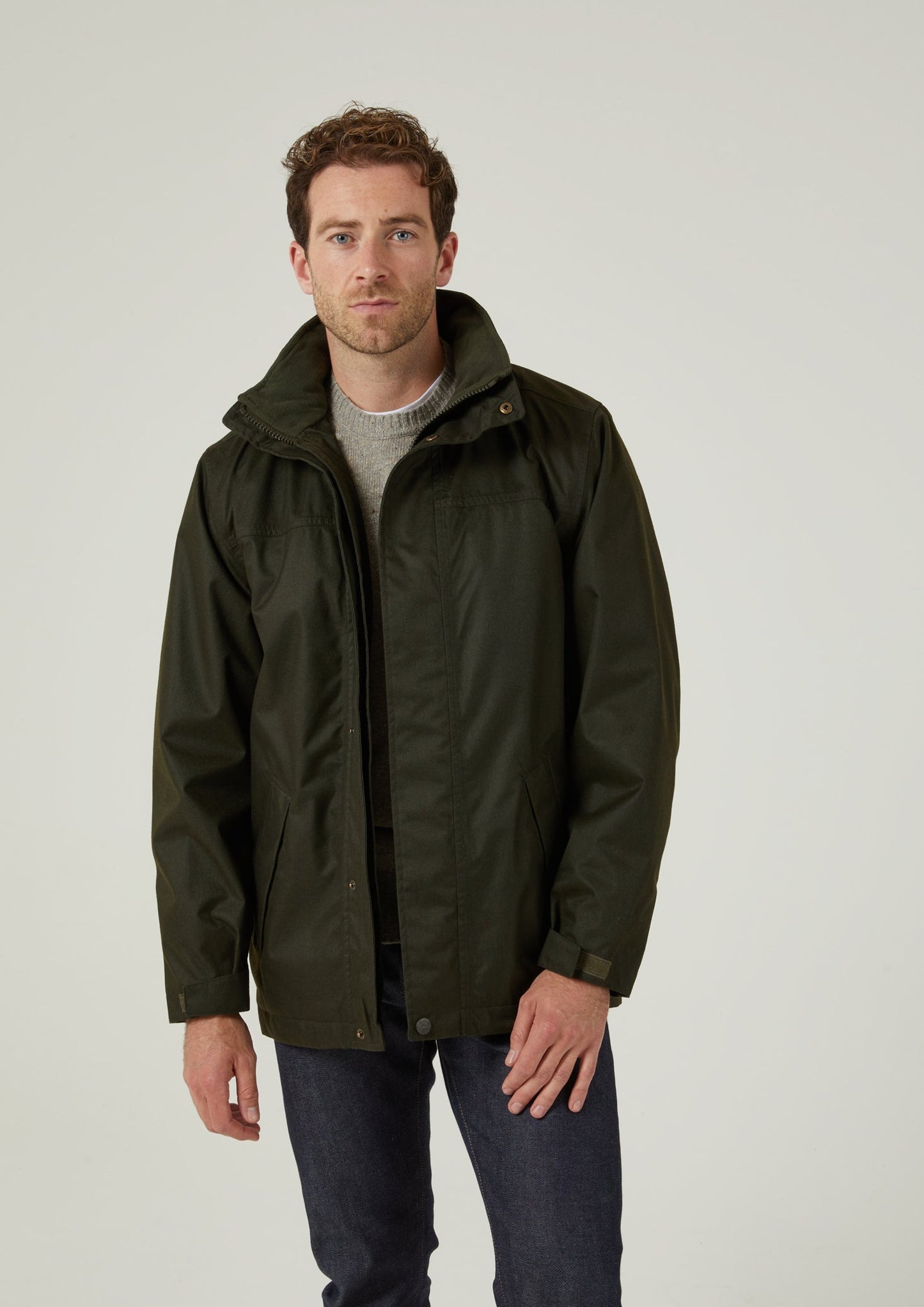 Fernley Men's Waterproof Weekend Coat In Woodland