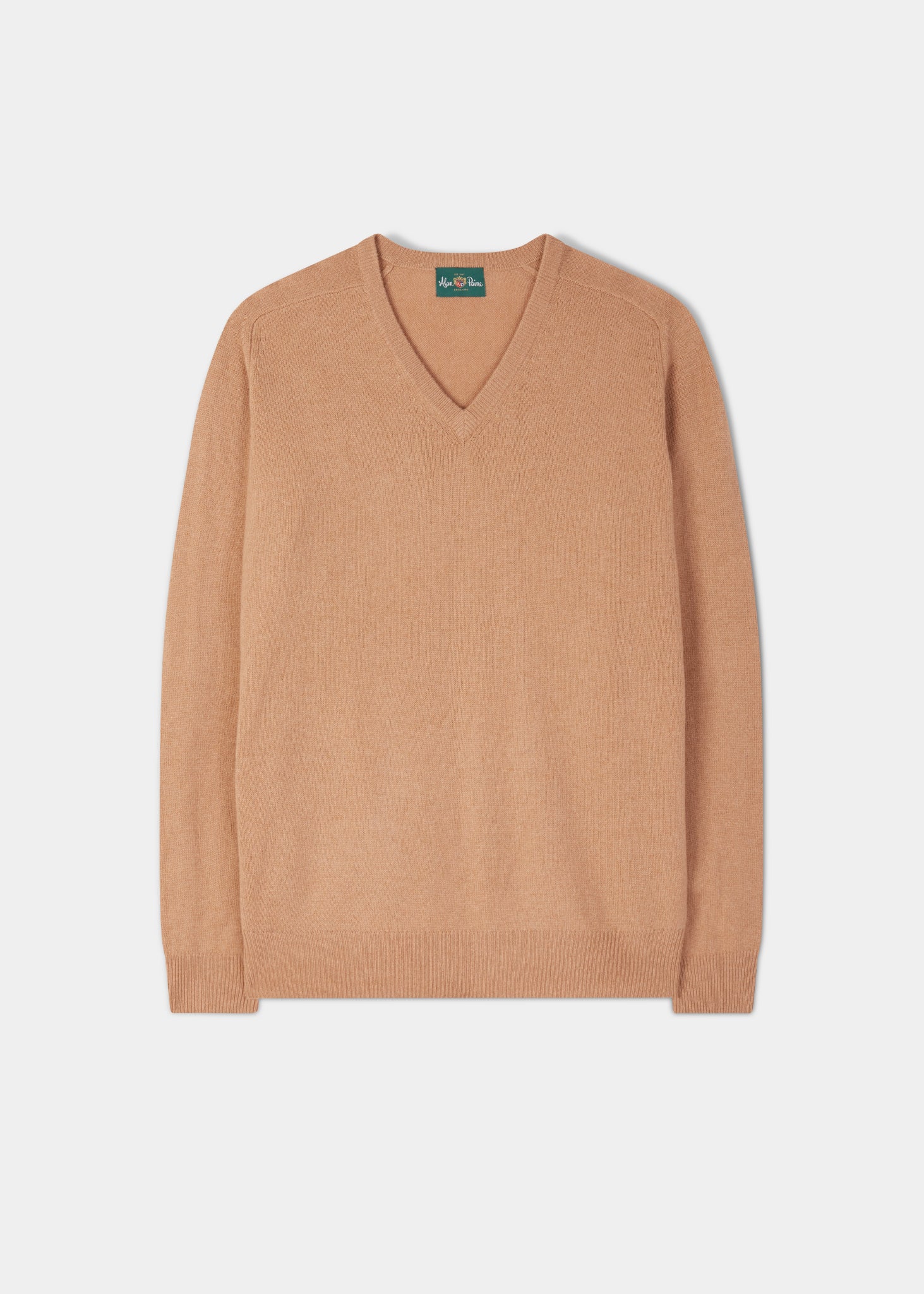 Hampshire Lambswool Jumper in Camel - Classic Fit