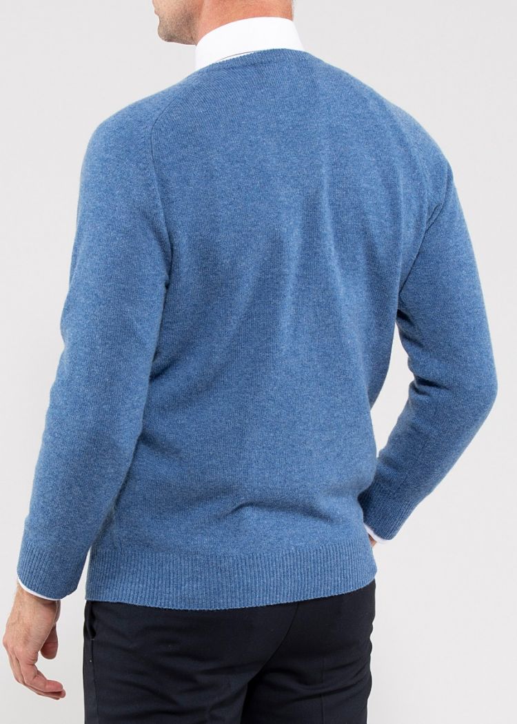 Hampshire Lambswool Saddle Shoulder Jeans Jumper 