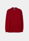 Lambswool-Cardigan-Dubonnet