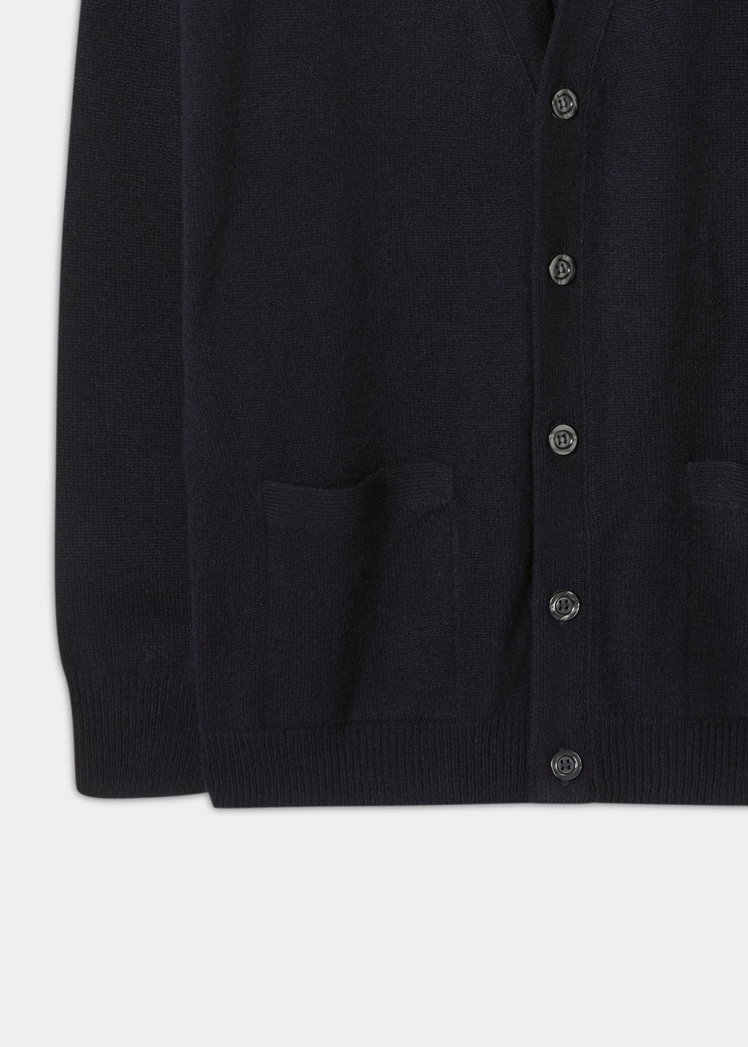 Lambswool-Cardigan-Navy