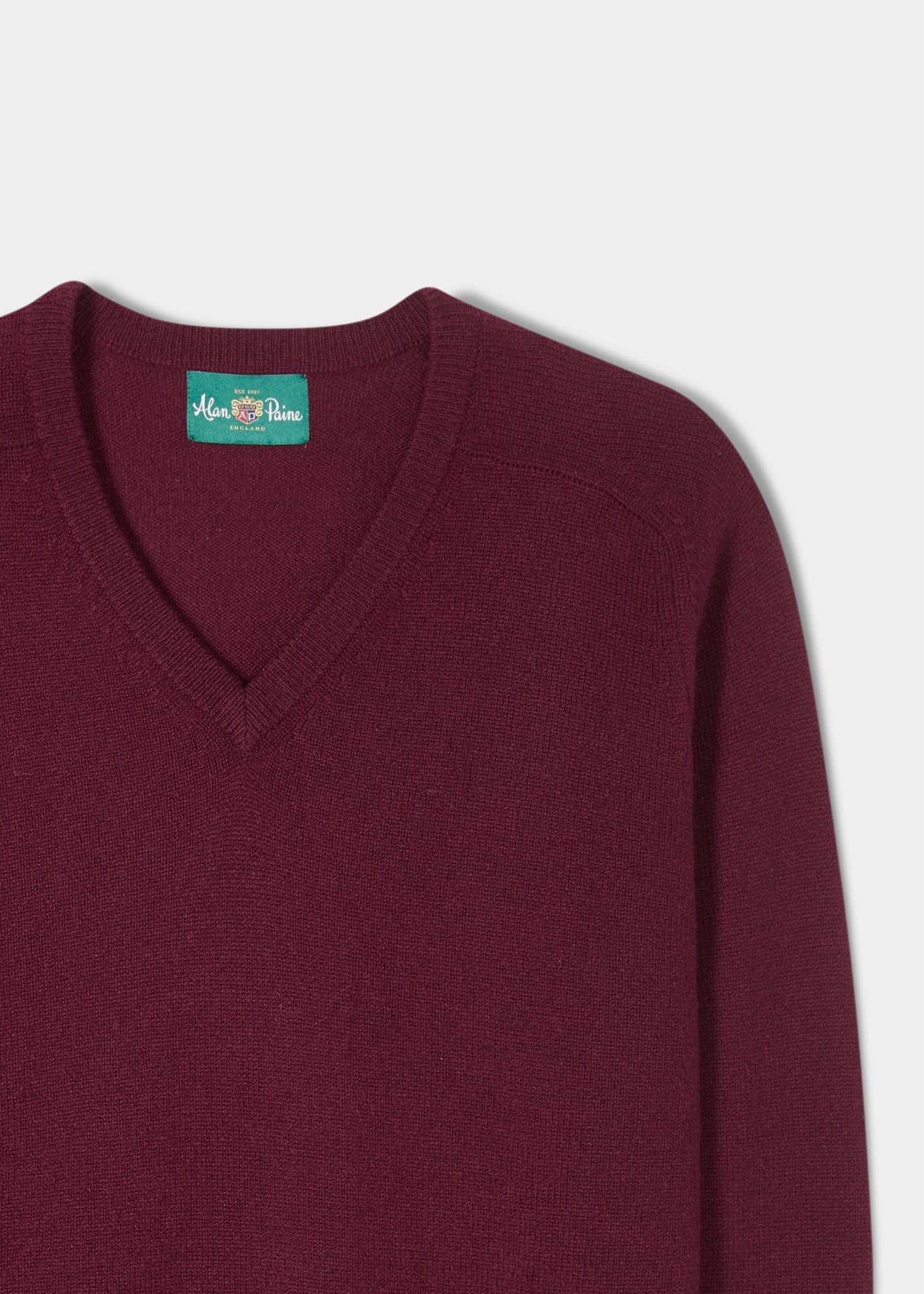 Lambswool-Jumper-Bordeaux