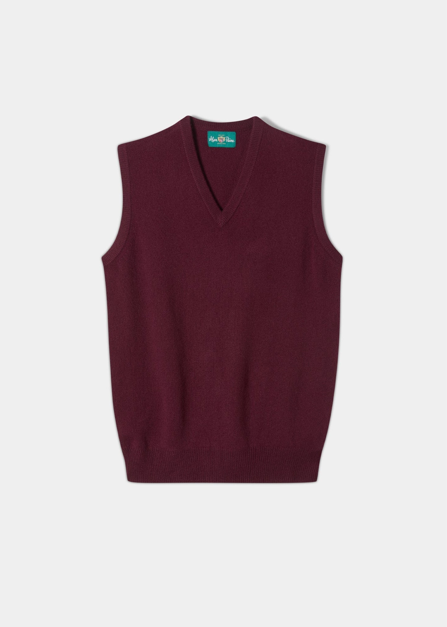 Lambswool-Slipover-Sweater-Bordeaux