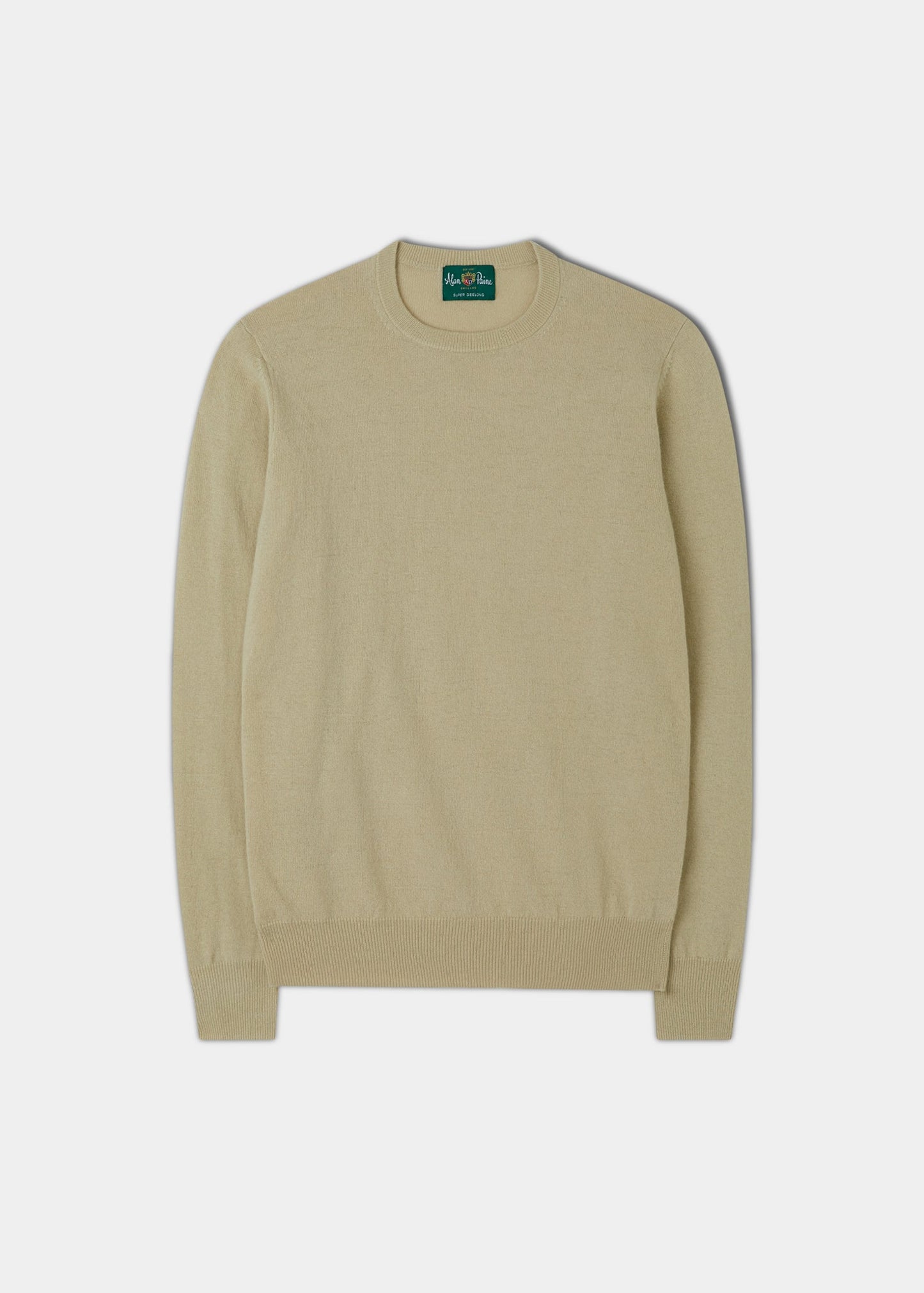 Geelong Crew Neck Jumper In Natural