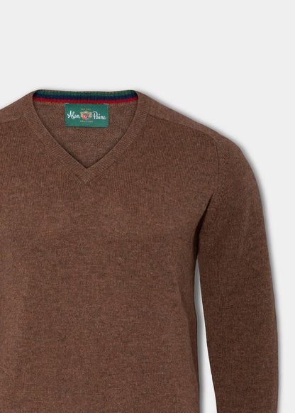 Mens_Lambswool_Jumper_Tobacco_Streetly