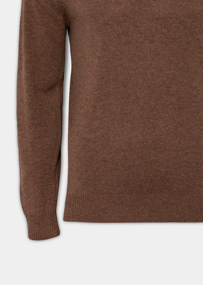 Mens_Lambswool_Jumper_Tobacco_Streetly