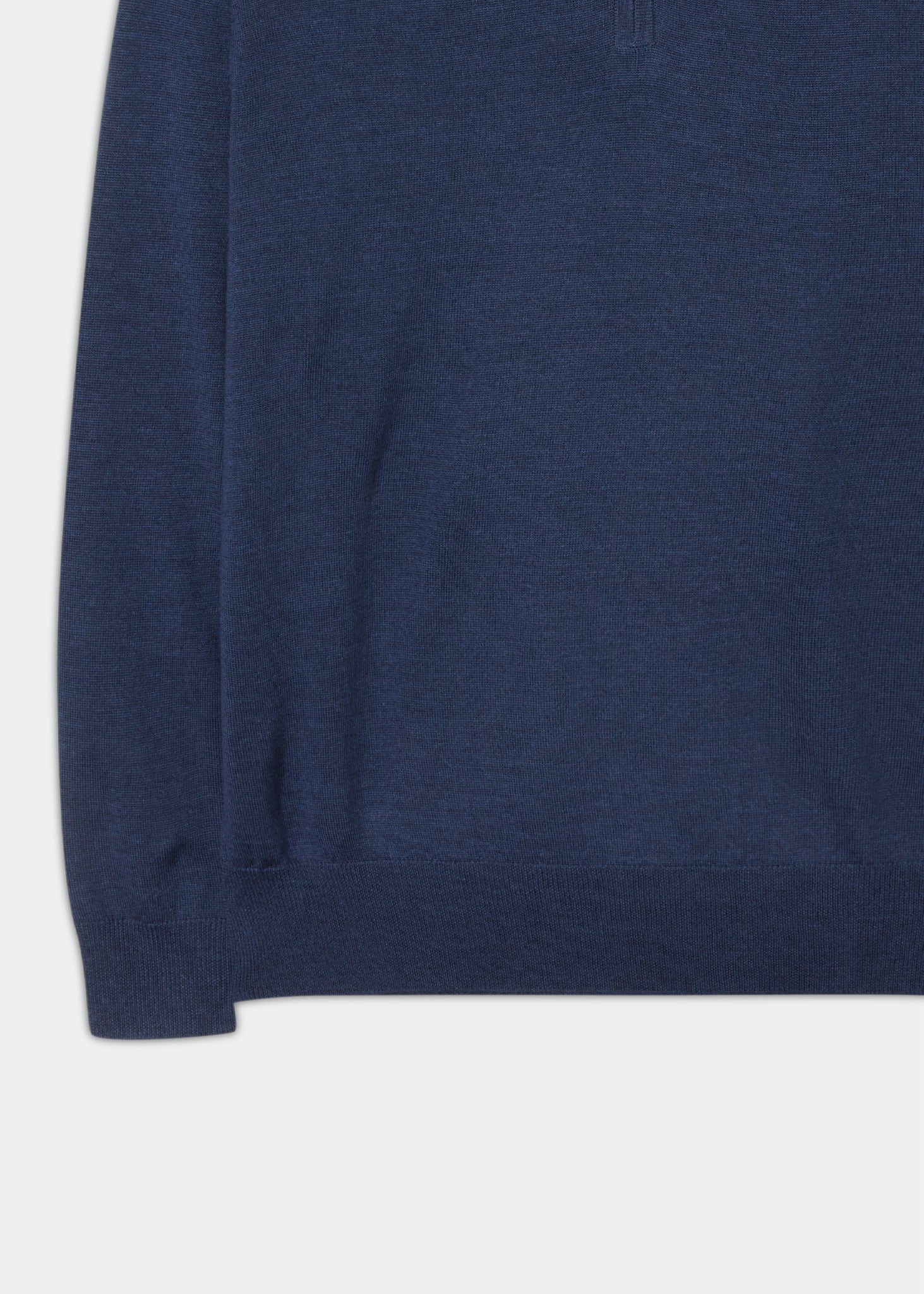 Merino-Wool-Half-Zip-Jumper-Indigo