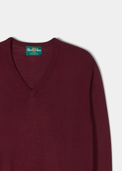 Merino-Wool-Jumper-Bordeaux