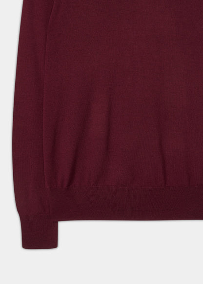 Merino-Wool-Jumper-Bordeaux