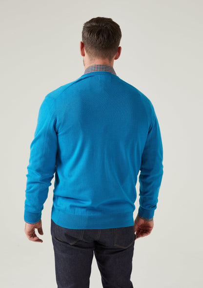 Millbreck Men's Merino Wool Jumper in Zircon