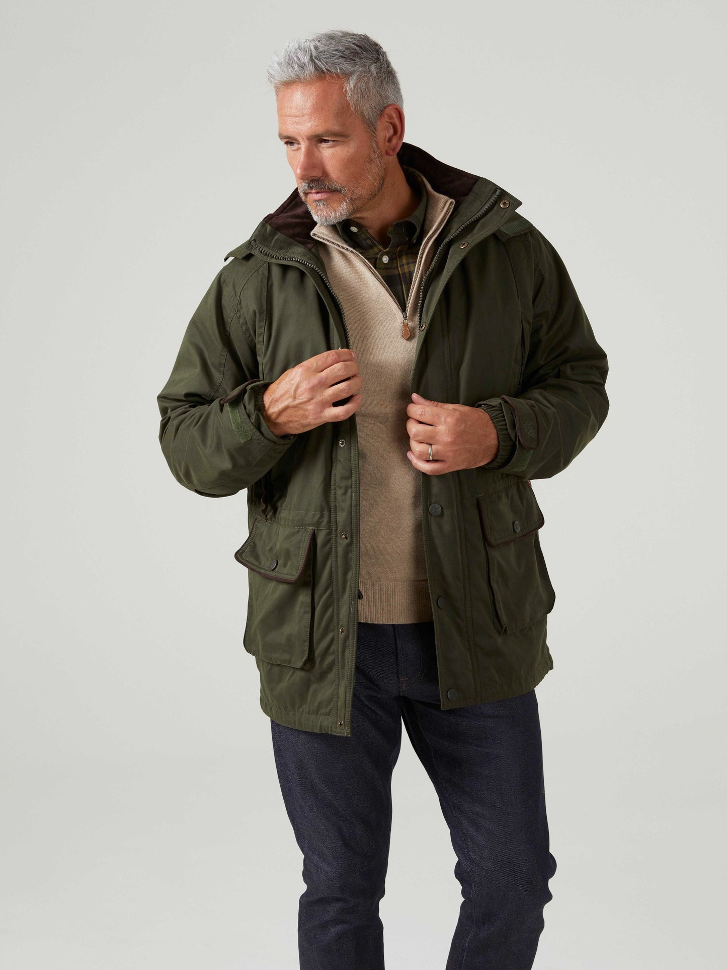 Milwood Men's Waterproof Coat In Olive