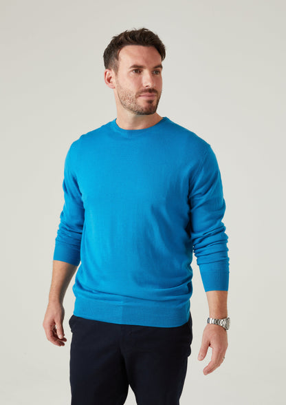 Radstone Men's Merino Wool Jumper in Zircon