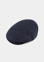 Surrey Men's Tweed Flat Cap In Blue