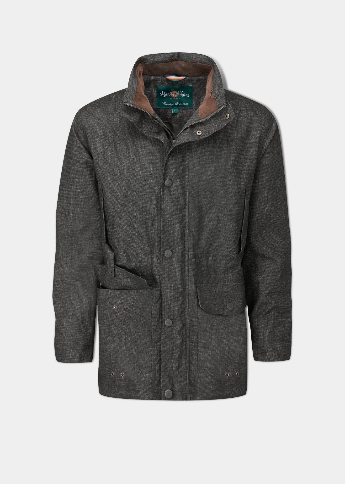 Fernley Men's Waterproof Field Coat In Hopsack