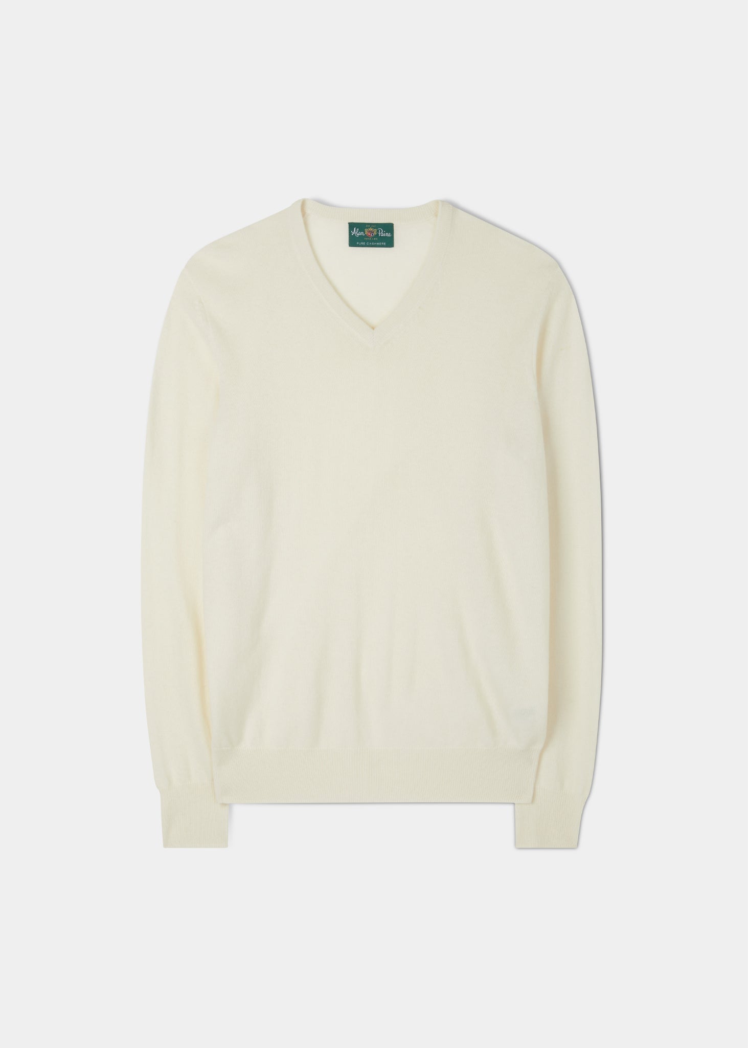 Haddington Cashmere Jumper in Eggshell 