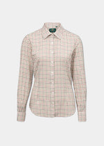 ladies-cotton-check-shirt-red