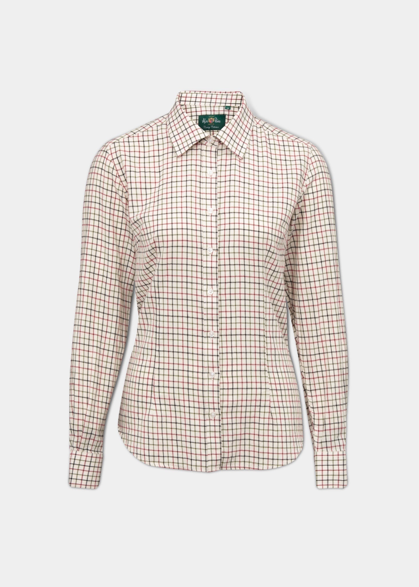 ladies-cotton-check-shirt-red