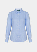 ladies-cotton-shirt-blue