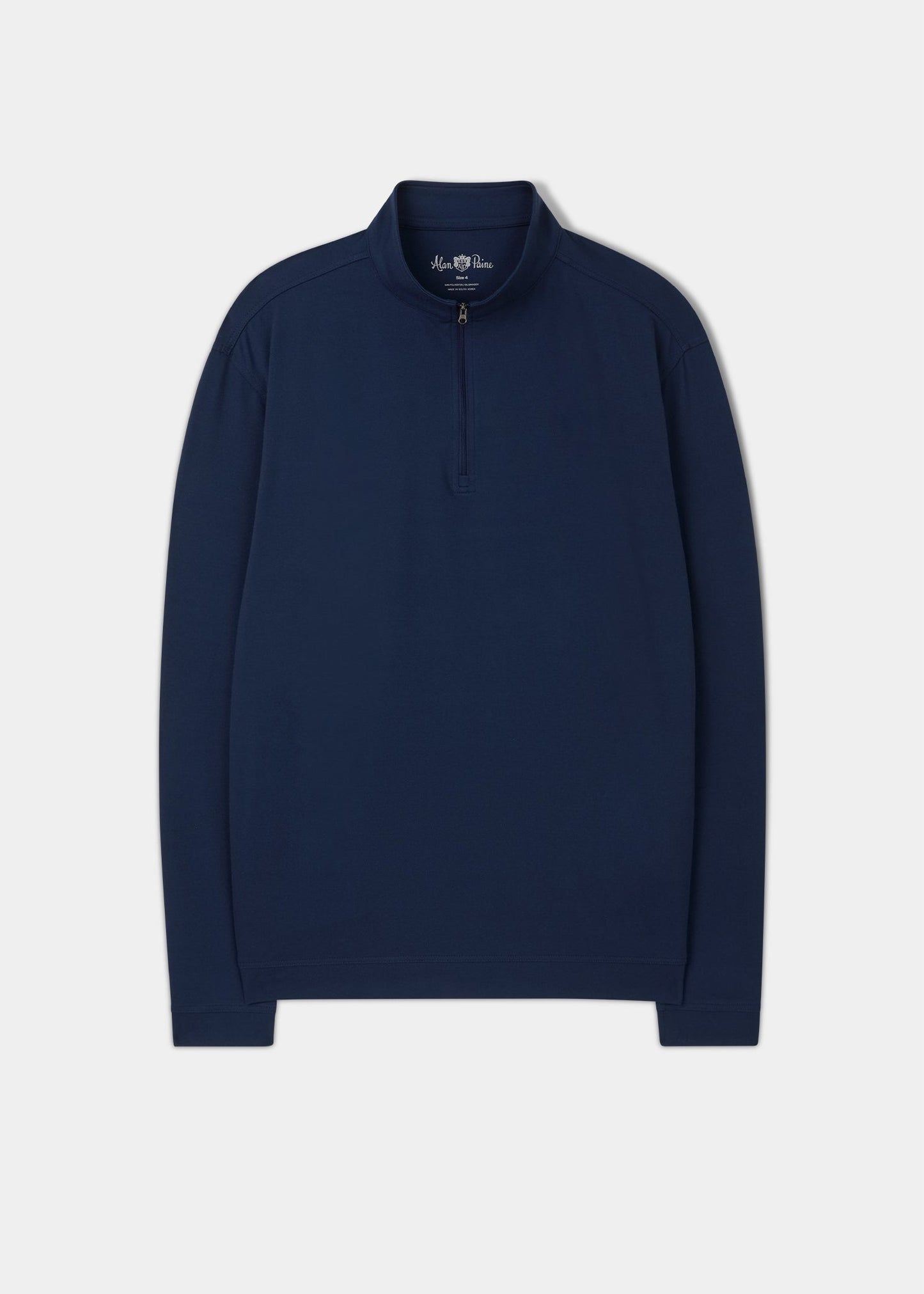 Rainford Performance 1/4 Zip Mock Neck In Navy