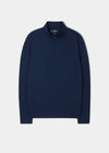 Rainford Performance 1/4 Zip Mock Neck In Navy