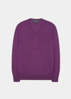 Millbreck Merino Wool Jumper in Orchid